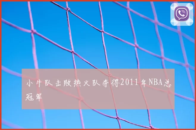小牛队击败热火队夺得2011年NBA总冠军