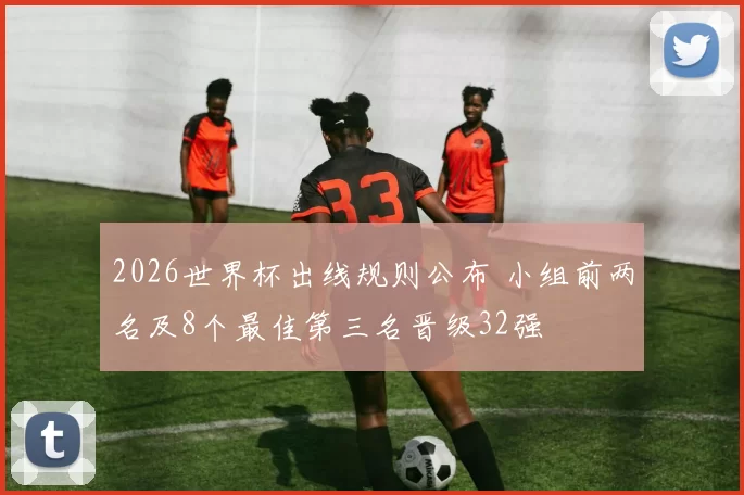 2026世界杯出线规则公布 小组前两名及8个最佳第三名晋级32强